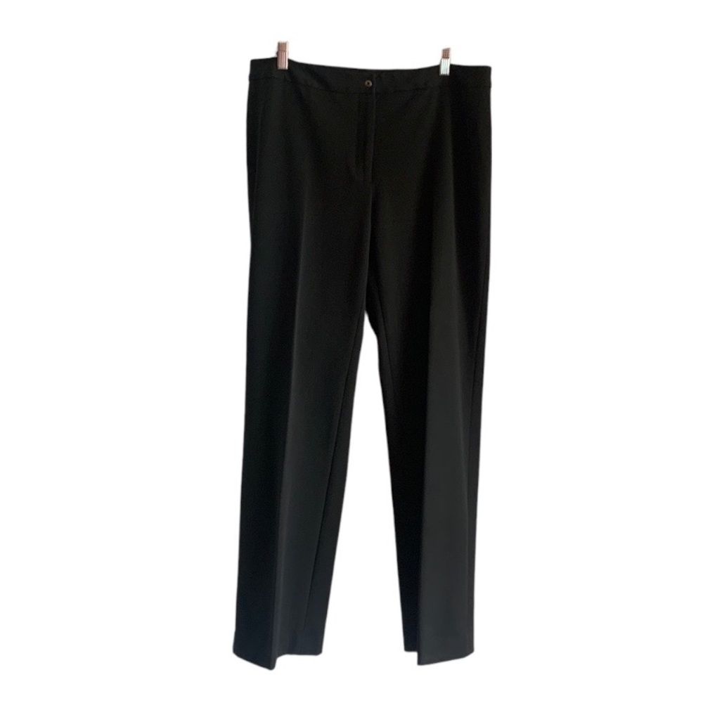 ACORN Pants Black 14 Back Pockets Slacks Trousers Business Casual Office Work